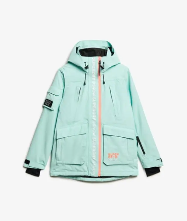 Superdry Women's Ski Ultimate Rescue Jacket Blue / Cali Blue - 