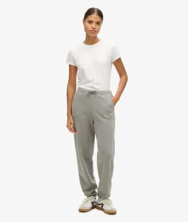 Superdry Women's Plain Joggers Grey / Monument Grey - 