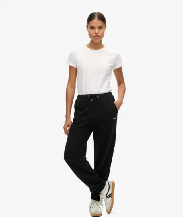 Superdry Women's Plain Joggers Black - 