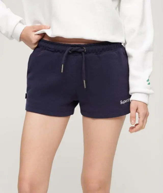 Superdry Women's Vintage Jersey Shorts Navy / Rich Navy - 