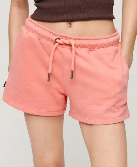 Superdry Women's Vintage Jersey Shorts Cream / Coral Marl -