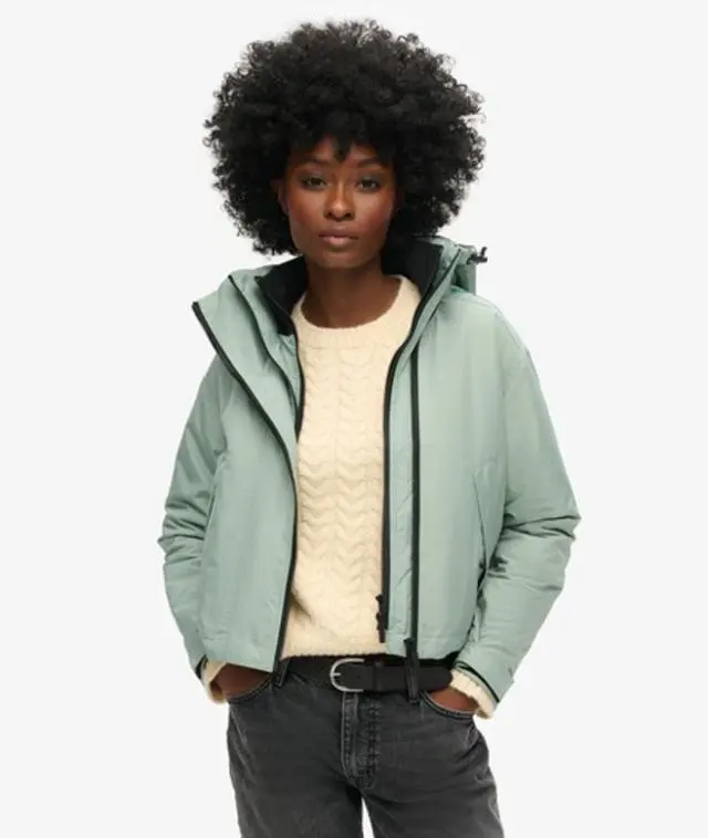 Superdry Women's Code Sd-windcheater Jacket Green / Light Jade Green - 