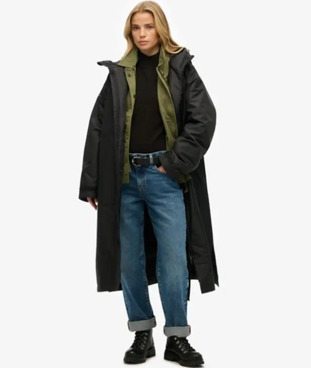 Superdry Women's Robe Black / Black/black - 