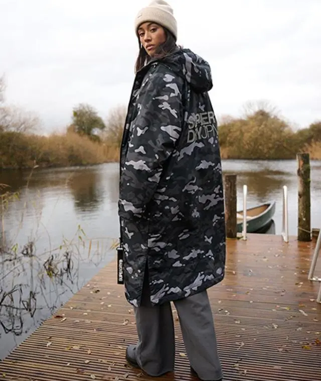Superdry & Co Women's Robe Navy / Navy Camo - 