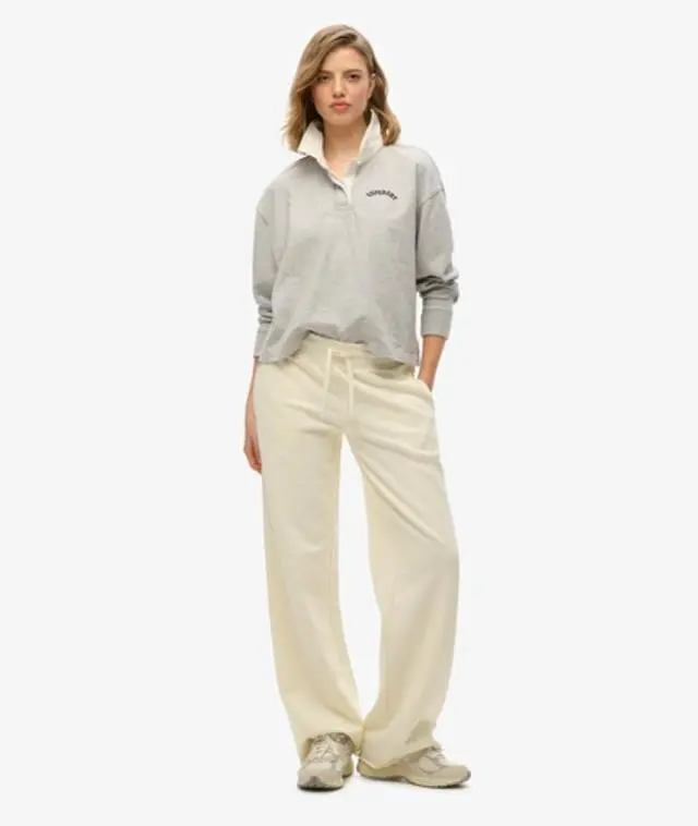Superdry Women's Studios Joggers White / Off White - 