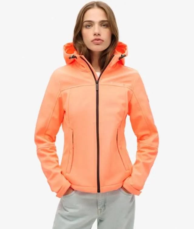 Superdry Women's Hooded Classic Trekker Jacket Coral / Pastelline Coral - 