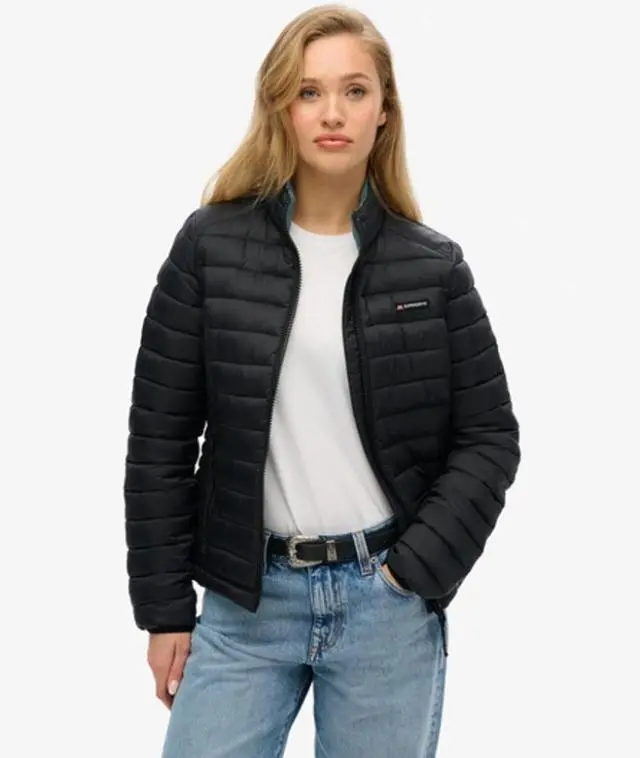 Superdry Women's Fuji Lite Padded Jacket Black - 