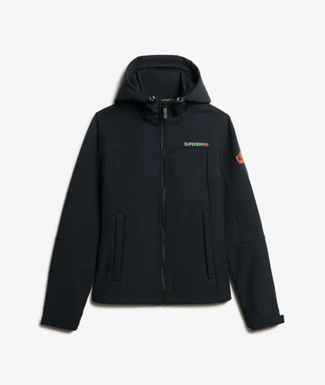 Superdry & Co Women's Hooded Classic Trekker Jacket Navy / Eclipse Navy - 