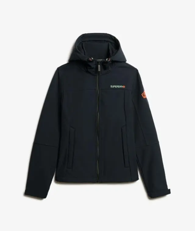 Superdry & Co Women's Hooded Classic Trekker Jacket Navy / Eclipse Navy - 