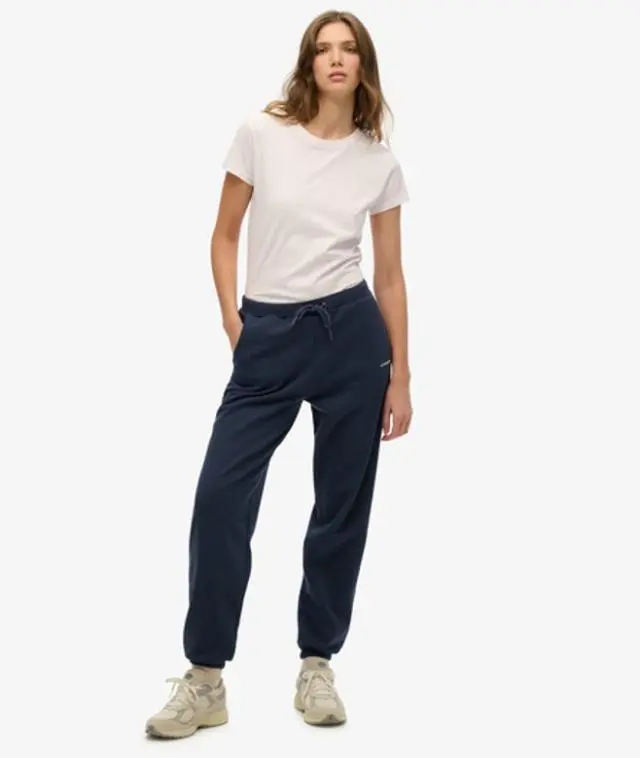Superdry & Co Women's Plain Joggers Navy / Classic Navy - 