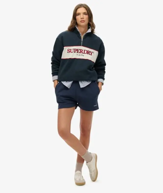 Superdry & Co Women's Plain Shorts Navy / Classic Navy - 