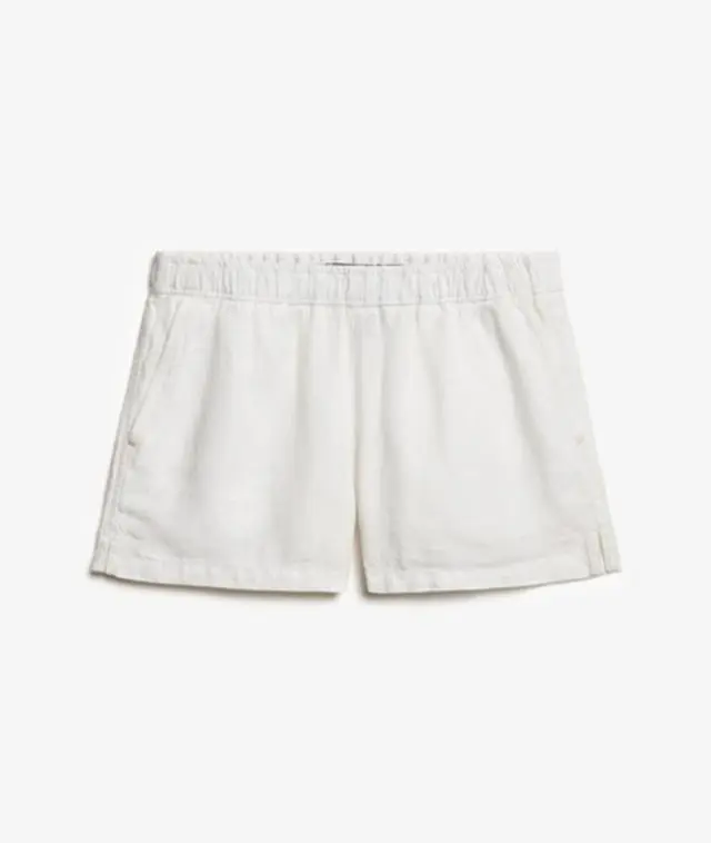 Superdry Women's Linen Shorts White - 