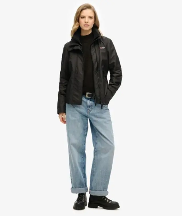 Superdry Women's Mountain Windbreaker Jacket Black - 