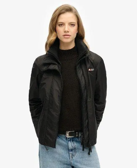 Superdry Women's Mountain Windbreaker Jacket Black -