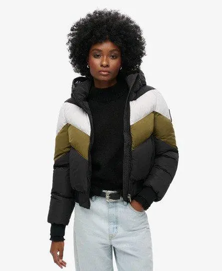 Superdry Women's Everest Retro Bomber Jacket Black -