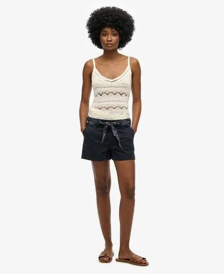 Superdry Women's Classic Chino Shorts Navy / Eclipse Navy -