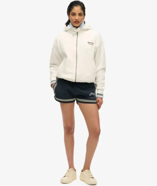 Superdry Women's Country Club Racer Shorts Blue / Blueberry Navy - 