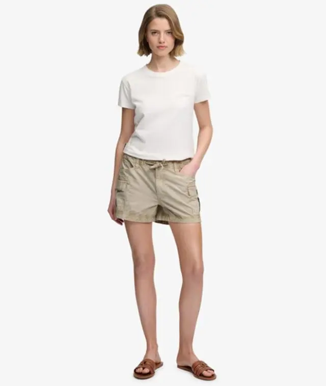 Superdry Women's Cargo Hot Short Brown / Stonewash Taupe Brown - 