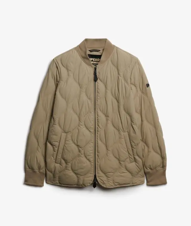 Superdry & Co Women's Short Quilted Liner Jacket Beige / Winter Twig Beige - 