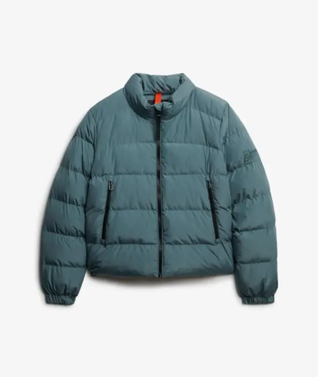 Superdry Women's Non Hooded Sports Puffer Jacket Blue / Goblin Blue - 