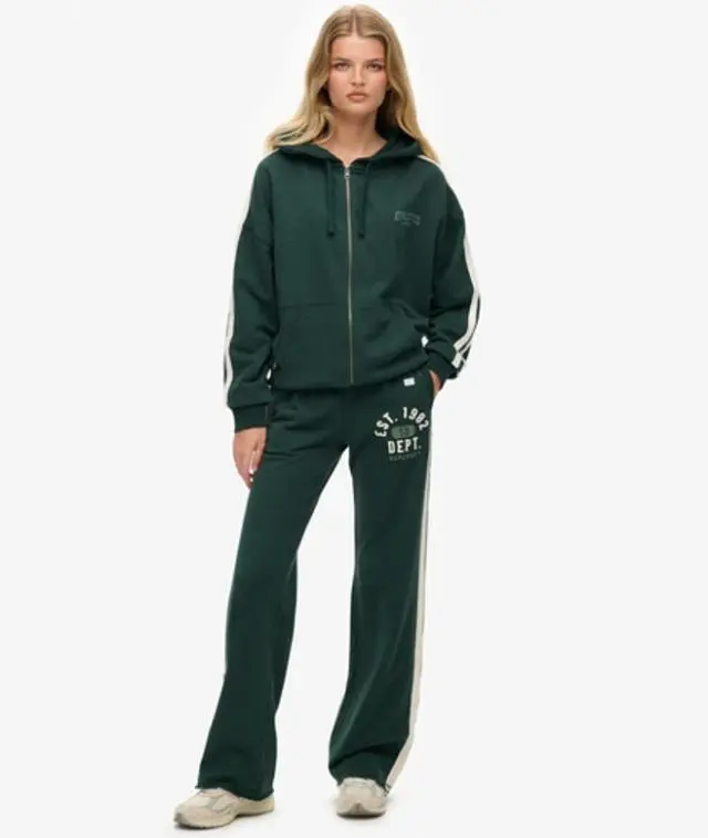 Superdry Women's Athletic Essentials Hockey Joggers Green / Enamel Green -