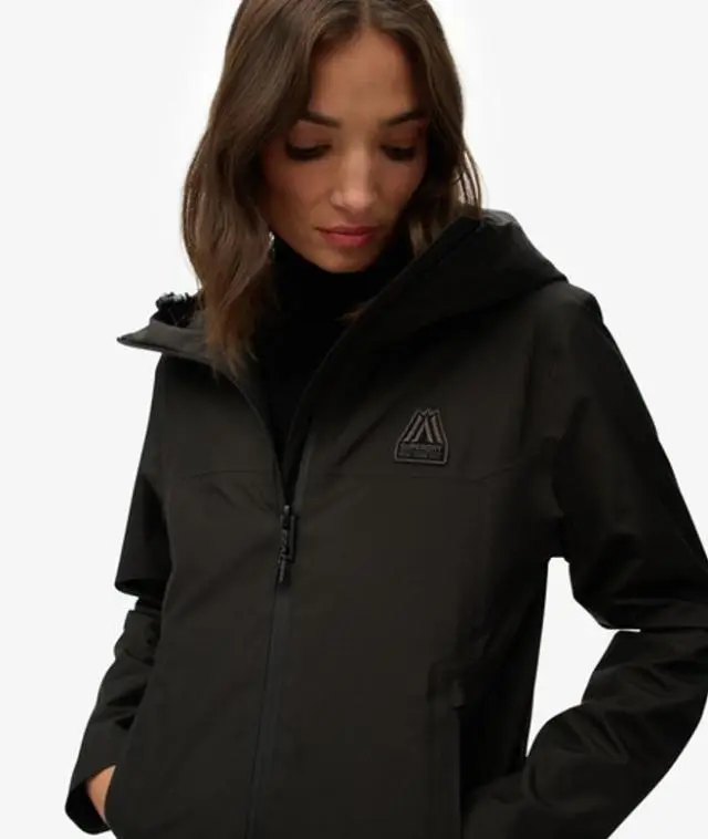Superdry & Co Women's Waterproof Jacket Black - 