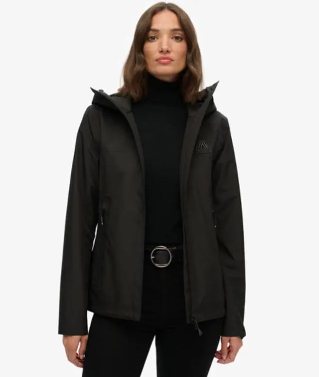 Superdry Women's Waterproof Jacket Black - 
