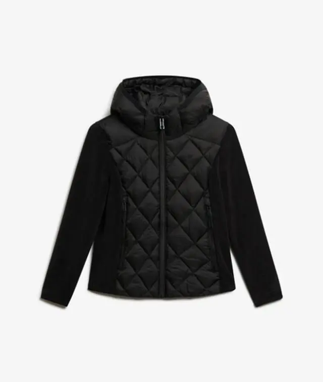 Superdry Women's Hooded Heritage Storm Jacket Black - 