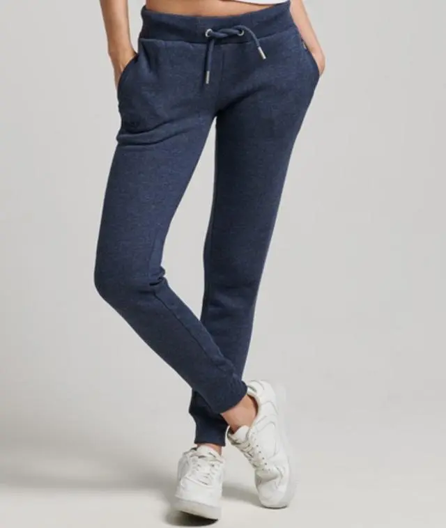 Superdry Women's Vintage Logo Embroidered Joggers Navy / Vintage Navy Marl - 