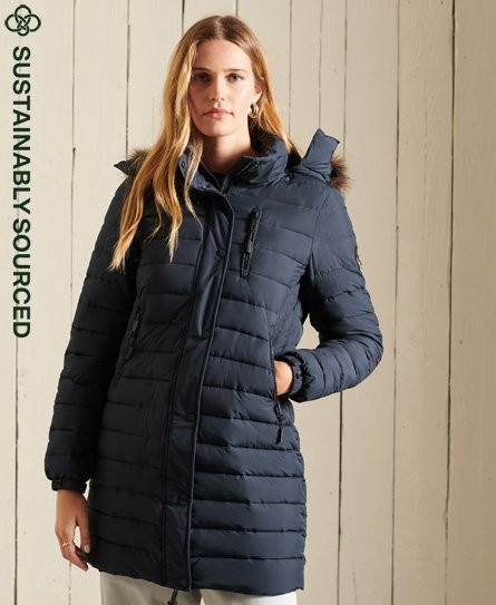 Superdry Women's Super Fuji Jacket Navy / Eclipse Navy - 