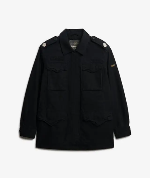 Superdry & Co Women's Embellished Field Jacket Black - 