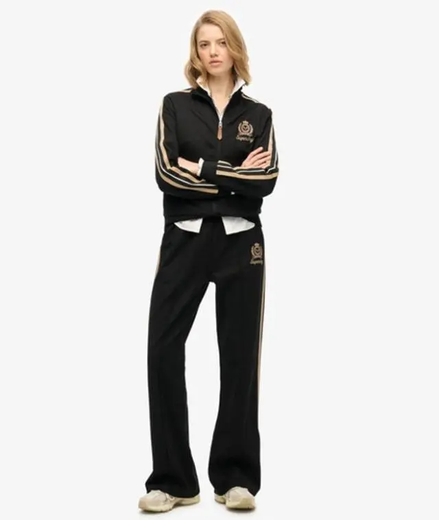 Superdry Women's Country Club Track Pants Black -