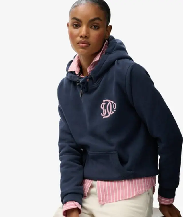 Superdry Women's SD & CO Neon Hoodie Navy / Classic Navy - 