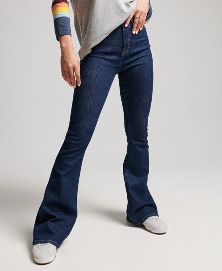Superdry High Rise Skinny Flare Jeans