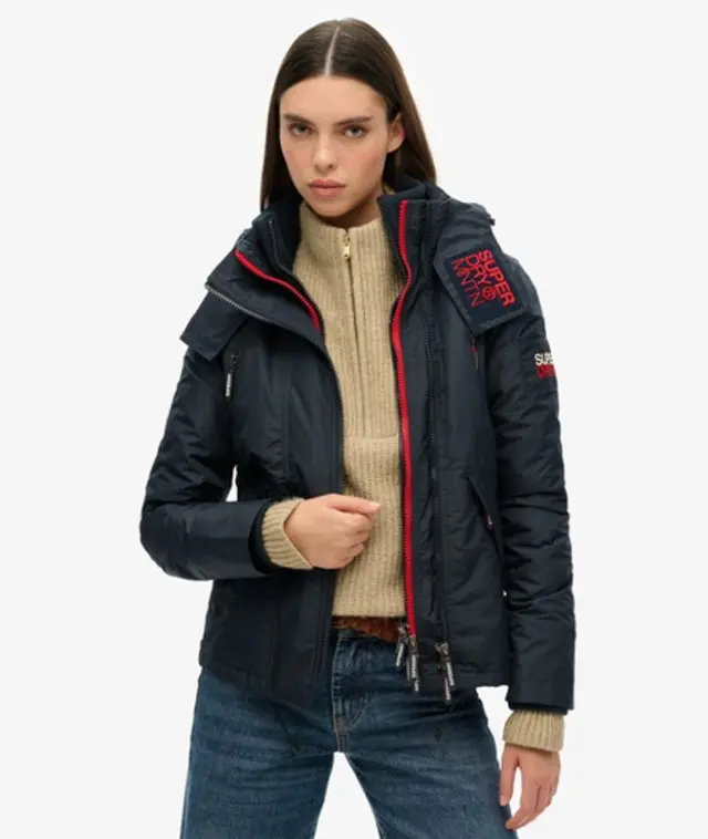 Superdry & Co Women's Mountain Sd-windcheater Jacket Navy / Nordic Chrome Navy - 