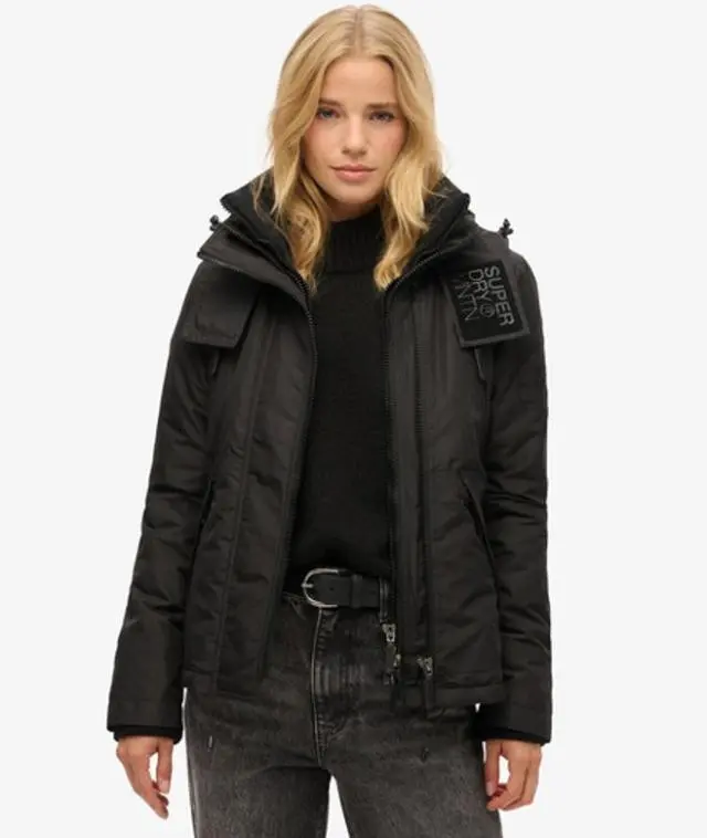 Superdry Women's Mountain Sd-windcheater Jacket Black - 