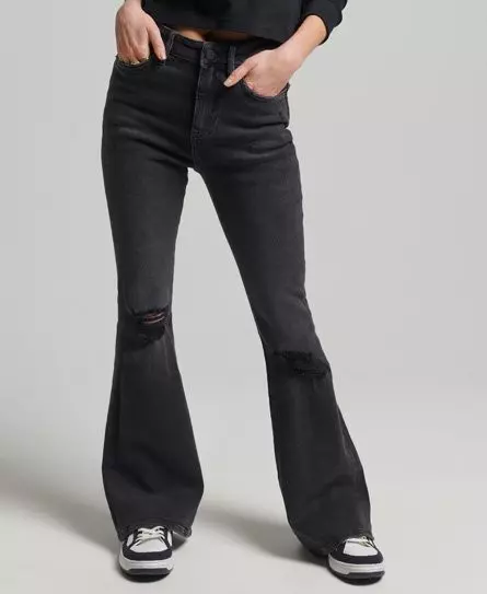 Superdry High Rise Skinny Flare Jeans