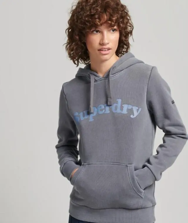 Superdry & Co Women's Cooper Classic Hoodie Navy / Nautical Navy - 