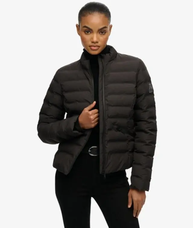 Superdry Women's City Fuji Padded Jacket Black -
