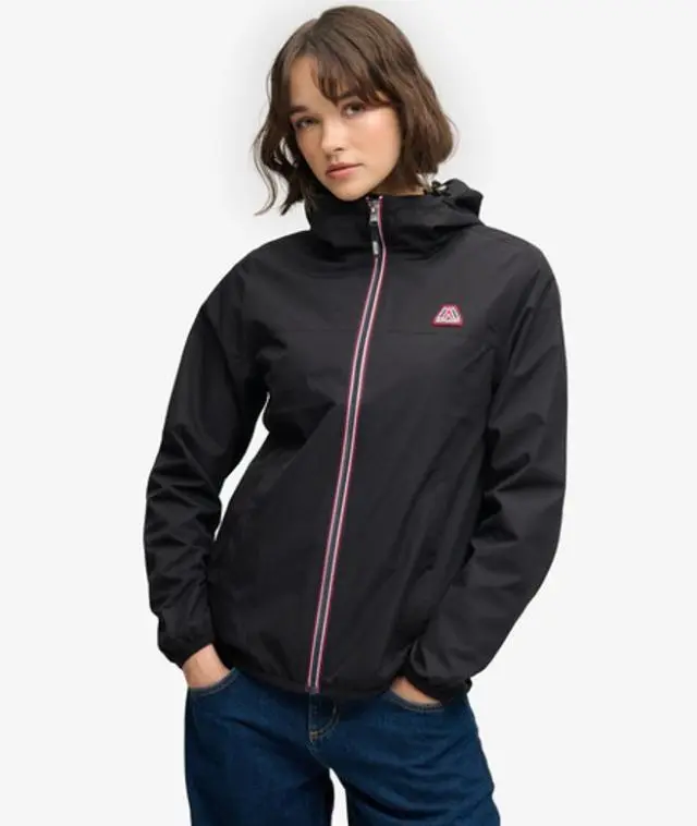 Superdry & Co Women's Essential Tri Windbreaker Jacket Black - 