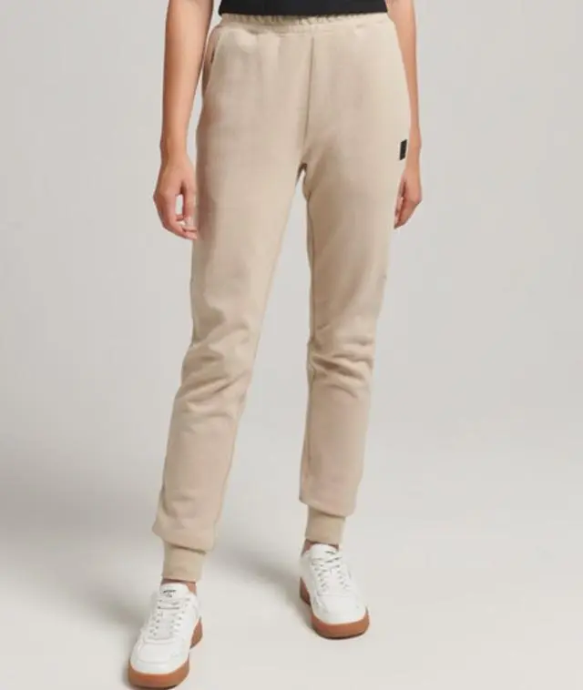 Superdry Women's Tech Joggers Beige / Feather Grey - 