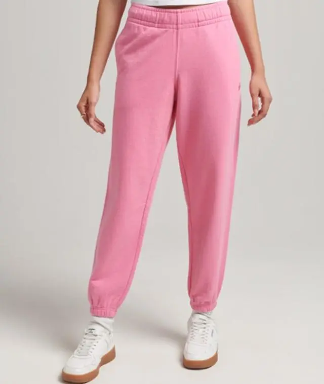 Superdry Women's Essential Boyfriend Joggers Pink / Marne Pink - 