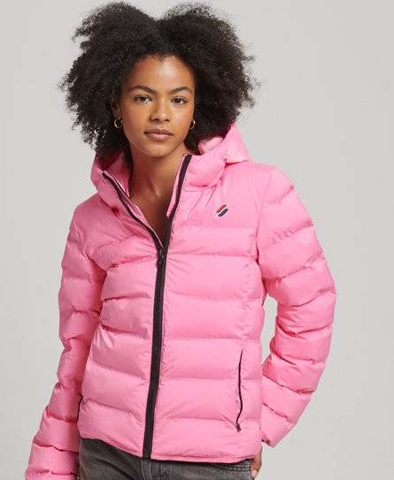 Superdry Women's Heat Sealed Padded Jacket Pink / Marne Pink - 