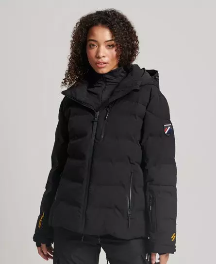Superdry Women's Sport Motion Pro Puffer Jacket Black - 