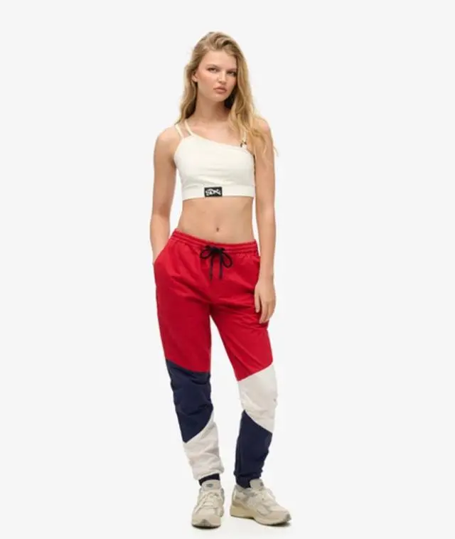 Superdry & Co Women's Limited Edition Sdx Spliced Track Pants Red / Red/black - 