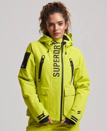 Superdry Women's Sport Ultimate Rescue Jacket Yellow / Sulphur Spring - 