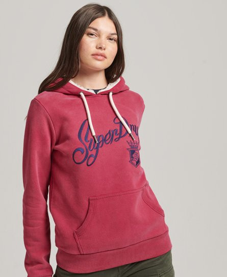 Superdry Women's Pride & Craft Hoodie Red - 