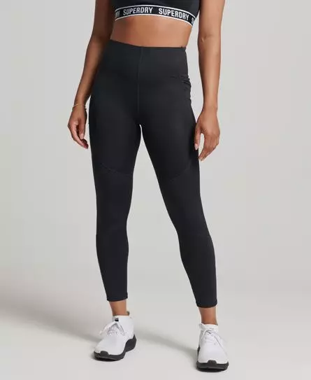 Superdry Women's Sport Run Tight Leggings Black - 