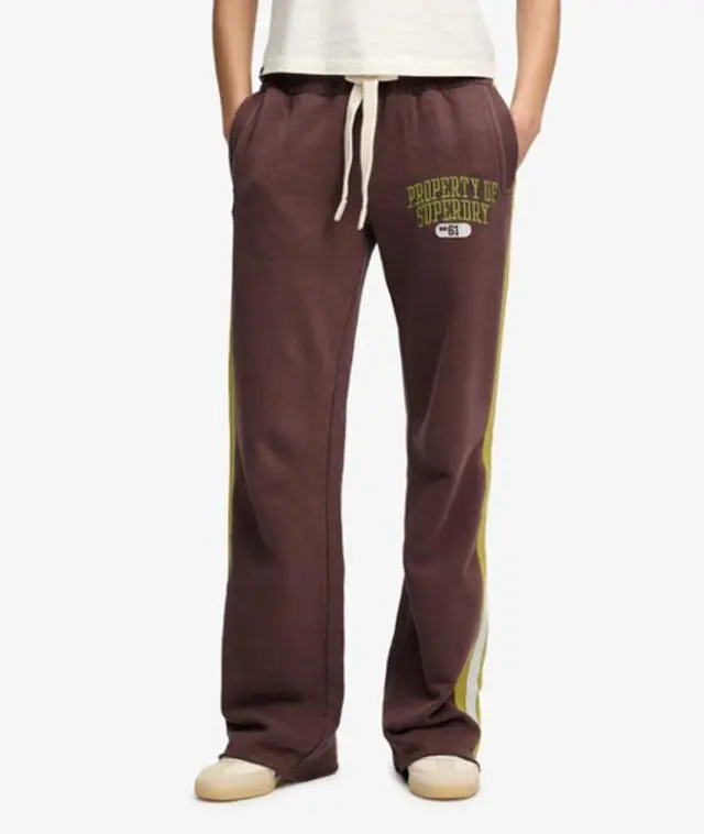 Superdry & Co Women's Cult Hockey Jogger Brown / French Roast Brown - 