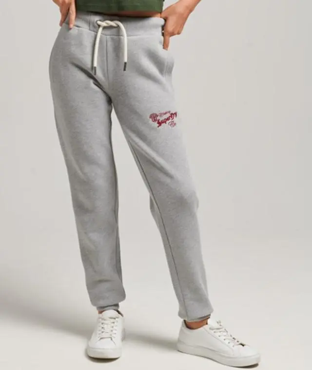 Superdry Women's Pride & Craft Joggers Grey / Grey Marl - 